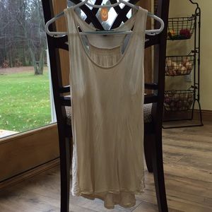 Cream Tank Top